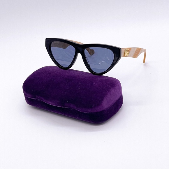 💯 Authentic Gucci Blue Cat Eye Ladies Sunglasses GG1333S 004 - Picture 7 of 15